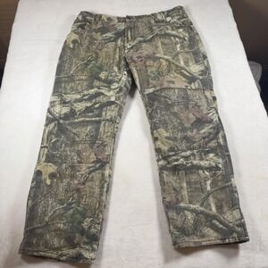 Mossy Oak Pants Mens 38x30 Camo Insulated Hunting Outdoor Break-Up Infinity